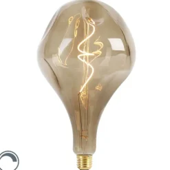 E27 dimbare LED lamp G168 brons 6W 150 lm 1800K