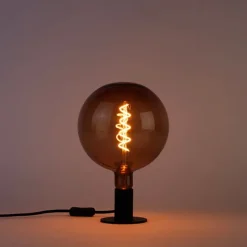 E27 dimbare LED lamp G200 bruin 4W 130 lm 1800K