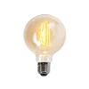 E27 dimbare LED lamp G95 goud 5W 450 lm 2200K