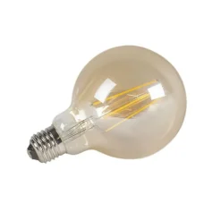 E27 dimbare LED lamp G95 goud 5W 450 lm 2200K