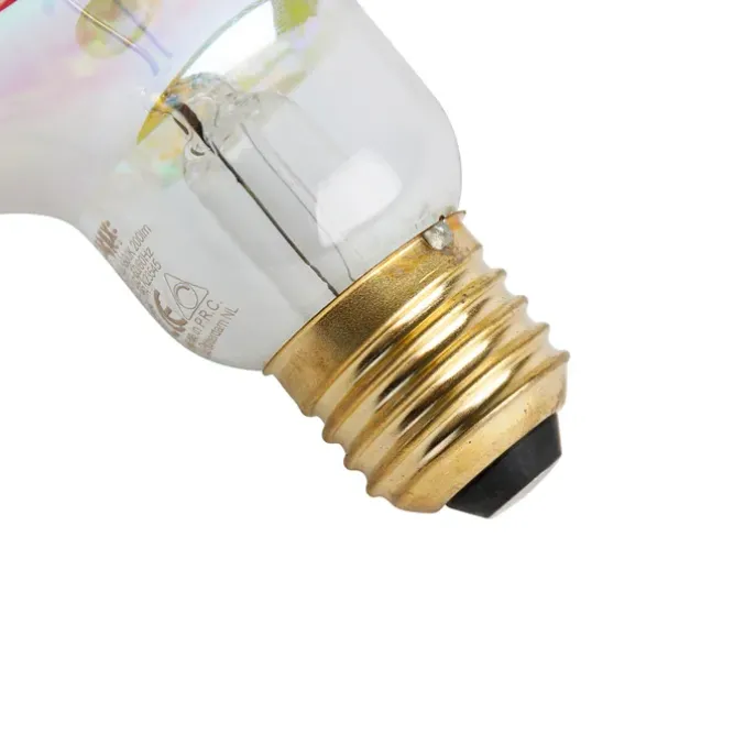 E27 dimbare LED lamp G125 regenboog 4W 200 lm 1800K