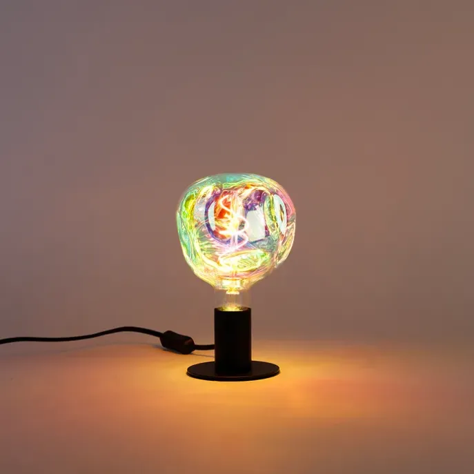 E27 dimbare LED lamp G125 regenboog 4W 200 lm 1800K