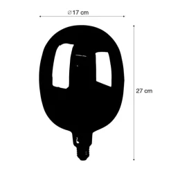 E27 dimbare LED lamp G170 regenboog 4W 40 lm 2000K