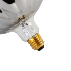 E27 dimbare LED lamp G200 smoke 4W 40 lm 2200K