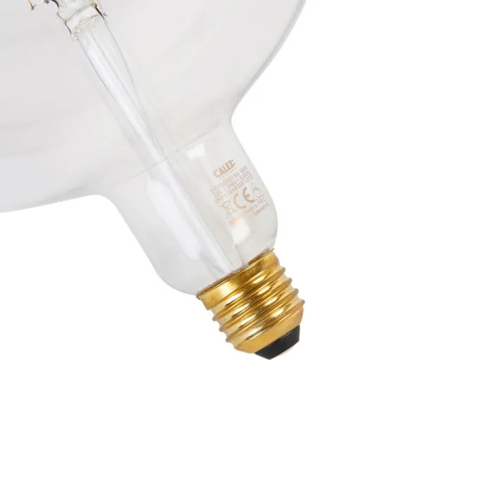 E27 dimbare LED lamp kopspiegel G200 zwart 6W 360 lm 1800K