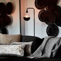 E27 dimbare LED lamp kopspiegel G200 zwart 6W 360 lm 1800K