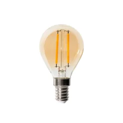 E14 dimbare LED lamp P45 goud 3W 250 lm 2200K