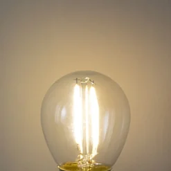 E27 dimbare LED lamp P45 helder glas 3W 250 lm 3000K