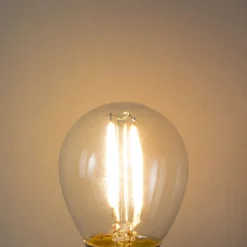 E27 dimbare LED lamp P45 helder glas 3W 250 lm 2200K