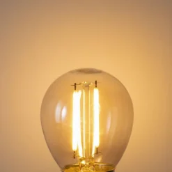 E27 dimbare LED lamp P45 smoke 3W 250 lm 2200K