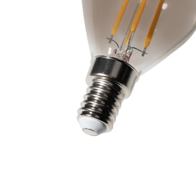 E14 dimbare LED lamp P45 smoke 5W 470 lm 2200K