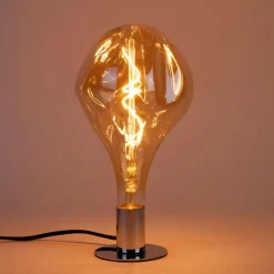 E27 dimbare LED lamp PS160 goud 6W 340 lm 1800K