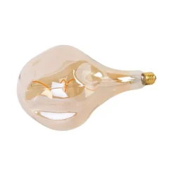 E27 dimbare LED lamp PS160 goud 6W 340 lm 1800K