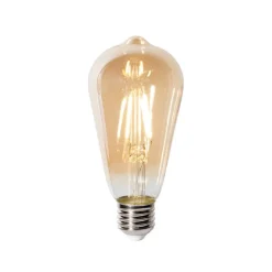 E27 dimbare LED lamp ST64 goud 5W 450 lm 2700K