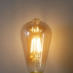 E27 dimbare LED lamp ST64 goud 5W 450 lm 2700K