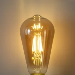 E27 dimbare LED lamp ST64 smoke glas 5W 450 lm 2700K