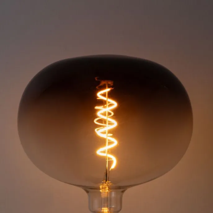 E27 dimbare LED lampen G220 bruin 4,9W 130 lm 1800K