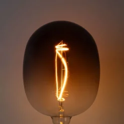 E27 dimbare LED lampen G170 bruin 4,9W 130 lm 1800K