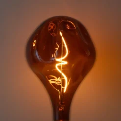 E27 dimbare LED lampen PS160 bruin 4W 120 lm 1800K