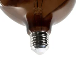 E27 dimbare LED lampen T125 bruin 4W 120 lm 1800K