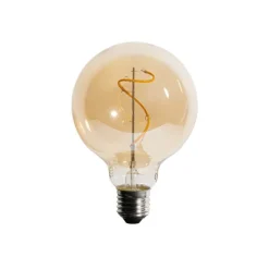 E27 dimbare LED spiraal filament G95 4W 270 lm 2200K