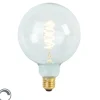 E27 dimbare LED spiraal filament lamp G125 blauw 4W 180 lm 1800K