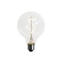 E27 dimbare LED spiraal filament G95 4W 270 lm 2700K