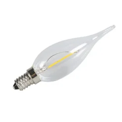 E14 LED filament kaarslamp BXS35 1W 100LM 2200K