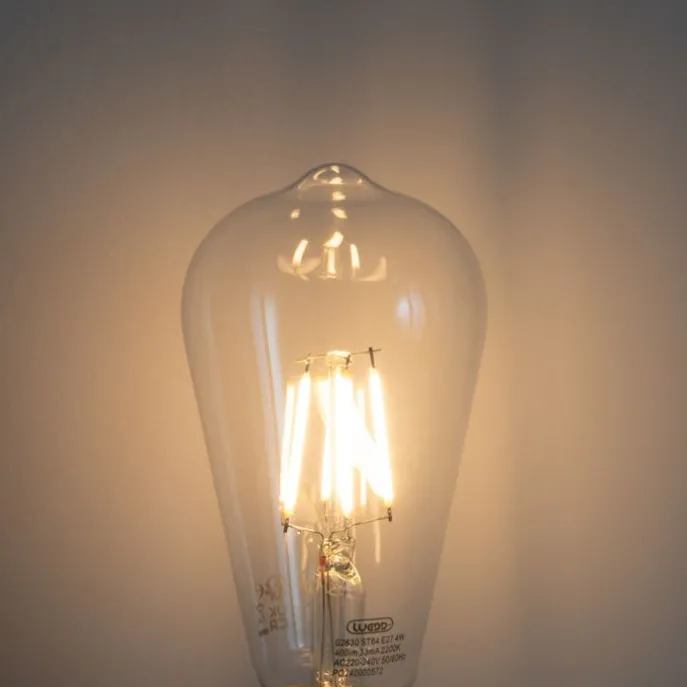 E27 LED lamp A60 lux sensor 4W 400 lm 2200K