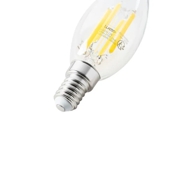 E14 LED lamp B35 helder 2,2W 470 lm 2700K