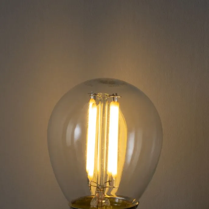 E27 3-staps dimbaar LED lamp P45 helder glas 5W 470 lm 2700K