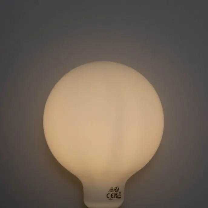 E27 3-staps dimbaar LED lamp opaal G125 4W 450 lm 3000K