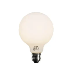 E27 3-staps dimbaar LED lamp opaal G95 4W 450 lm 3000K