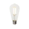 E27 3-staps dimbaar LED lamp ST64 clear 6W 700 lm 2700K