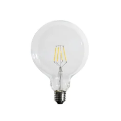 E27 3-staps dimbaar LED spiraal filament G125 4W 450 lm 3000K