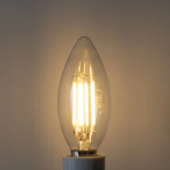 E14 3-staps dimbare LED lamp B35 helder 4W 450 lm 2700K