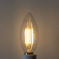 E14 3-staps dimbare LED lamp B35 helder 4W 450 lm 2700K