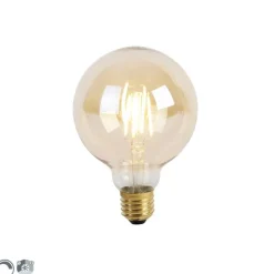 E27 3-staps dimbare LED lamp G95 Goldline 5W 530 lm 2200K