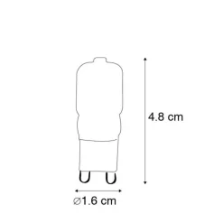 G9 LED lamp 2W 200 lm 2700K