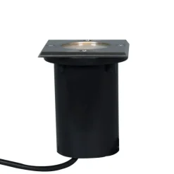 Grondspot staal 10,5 cm IP65 - Basic Square