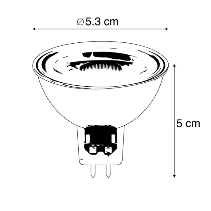 GU5,3 LED lamp MR16 5W 420 lm 2700K 12V