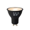 GU10 3-staps dimbaar LED lamp zwart 6W 430 lm 2000 - 6000K