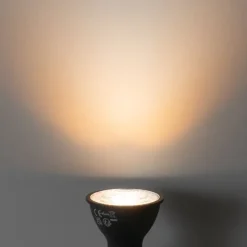 GU10 3-staps dimbaar LED lamp zwart 6W 430 lm 2000 - 6000K