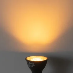 GU10 3-staps dimbaar LED lamp zwart 6W 430 lm 2000 - 6000K