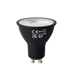 GU10 3-staps dimbaar LED lamp zwart 6W 430 lm 2000 - 6000K
