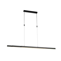 Hanglamp antraciet incl. LED en dimmer verstelbaar - Juliet