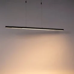 Hanglamp antraciet incl. LED en dimmer verstelbaar - Juliet