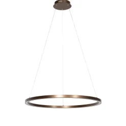 Hanglamp brons 80 cm incl. LED 3-staps dimbaar - Girello