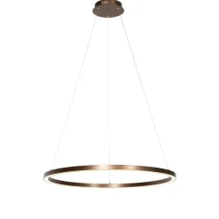 Hanglamp brons 80 cm incl. LED 3-staps dimbaar - Girello