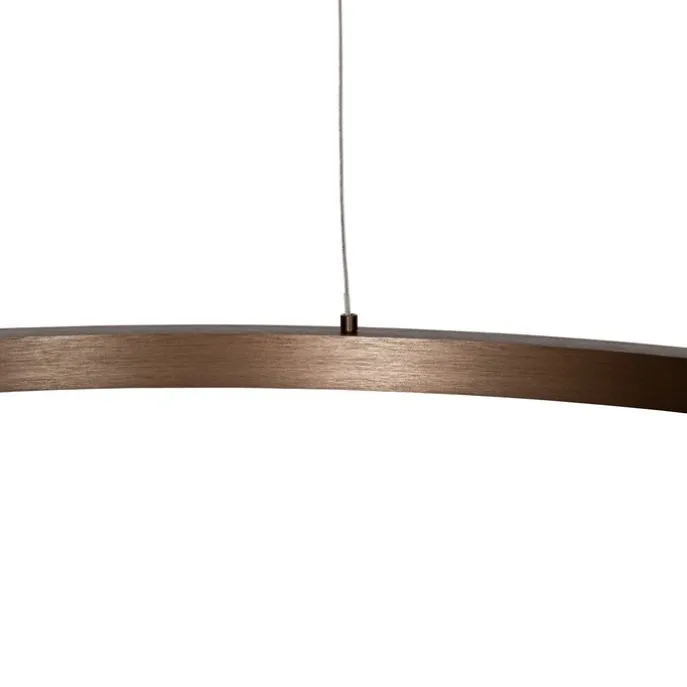 Hanglamp brons 80 cm incl. LED 3-staps dimbaar - Girello